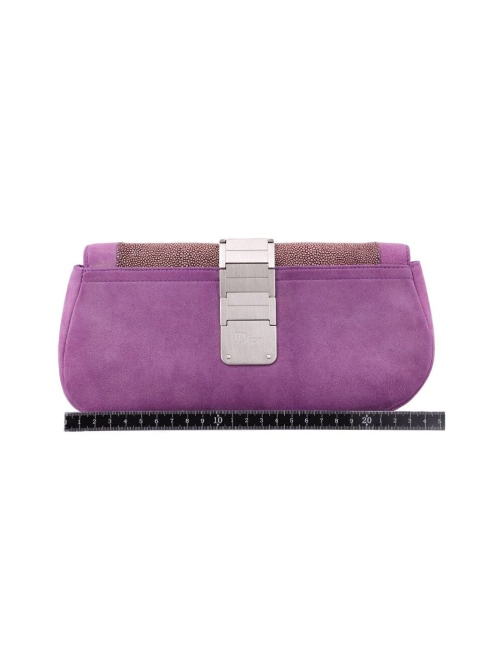 ★SOLD★ Dior Gaucho Purple Beige String Messenger - Picture 2 of 15